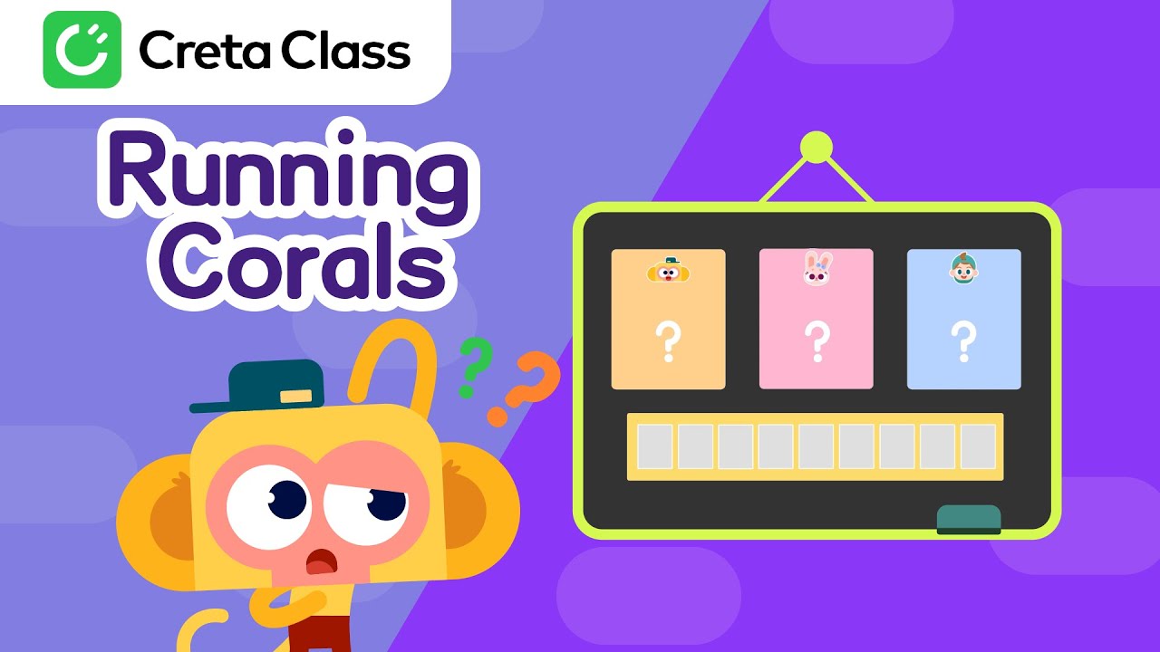 Running Corals | Math for Kids | Math Lessons & Creta Class - YouTube