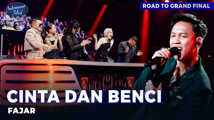 FAJAR NOOR - CINTA DAN BENCI - ROAD TO GRAND FINAL - Indonesian Idol 2025