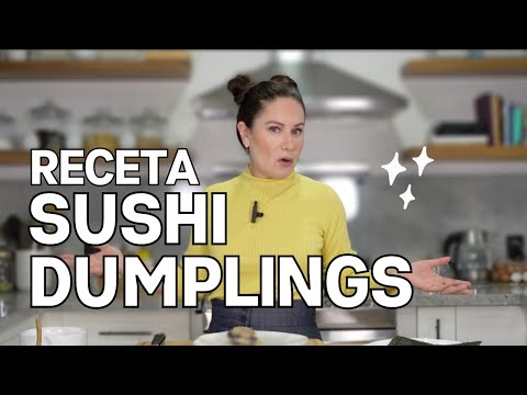 CRAVING SUSHI? Make these SUSHI DUMPLINGS 🍣 | Gloria Calzada is Puro Glow