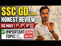 SSC GD EXAM REVIEW// 06 MAY ALL SHIFT ANALYSIS