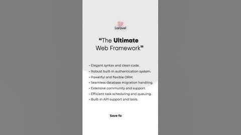 Laravel Important Concepts | Learn Laravel Basics | Laravel Tutorial Shorts