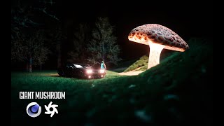 Giant Mushroom - Speed Art | Cinema 4D + Octane Render