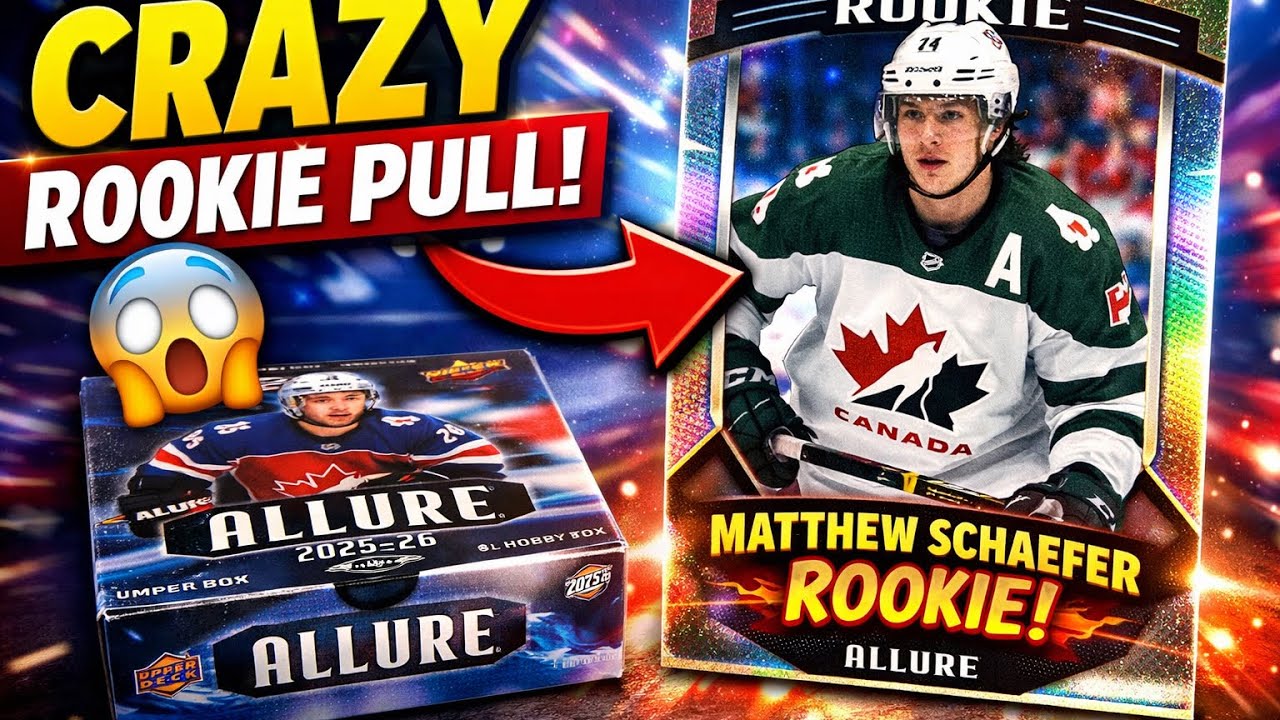 MATTHEW SCHAEFER ROOKIE! 😱 2025-26 Upper Deck Allure Hobby Box 