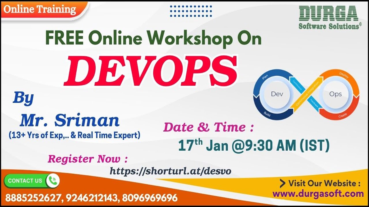 DEVOPS (FREE Workshop) Online Training @ DURGASOFT