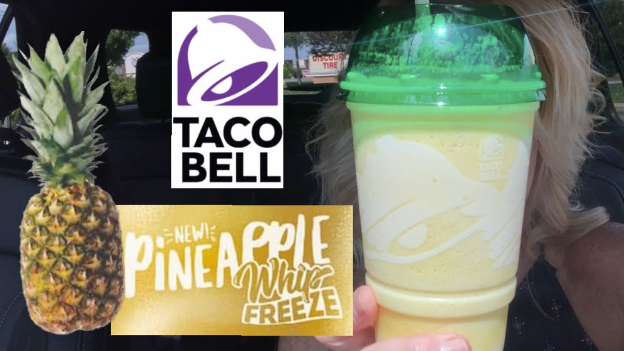 Taco Bell NEW Pineapple Whip Freeze Review 🍍 YouTube