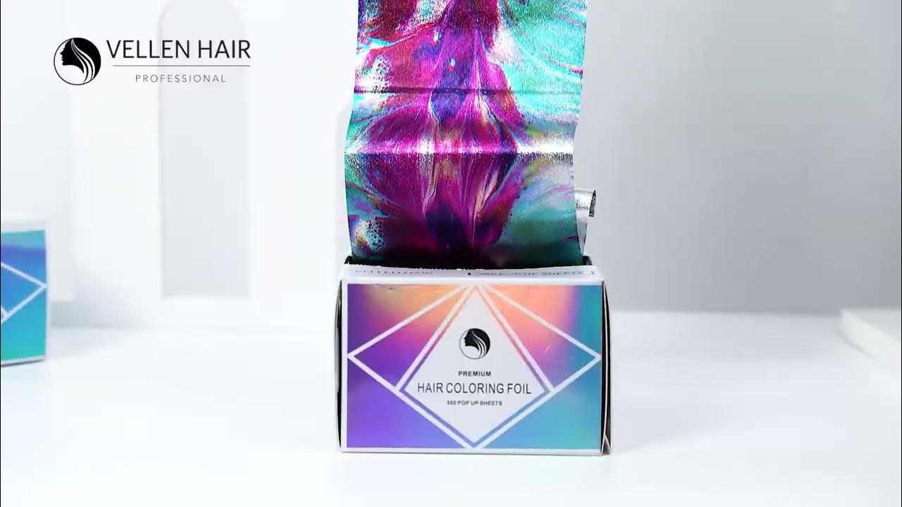 Vellen Hair Lily Flower Design Pop-Up Hair Foil: Elevate Your Hair