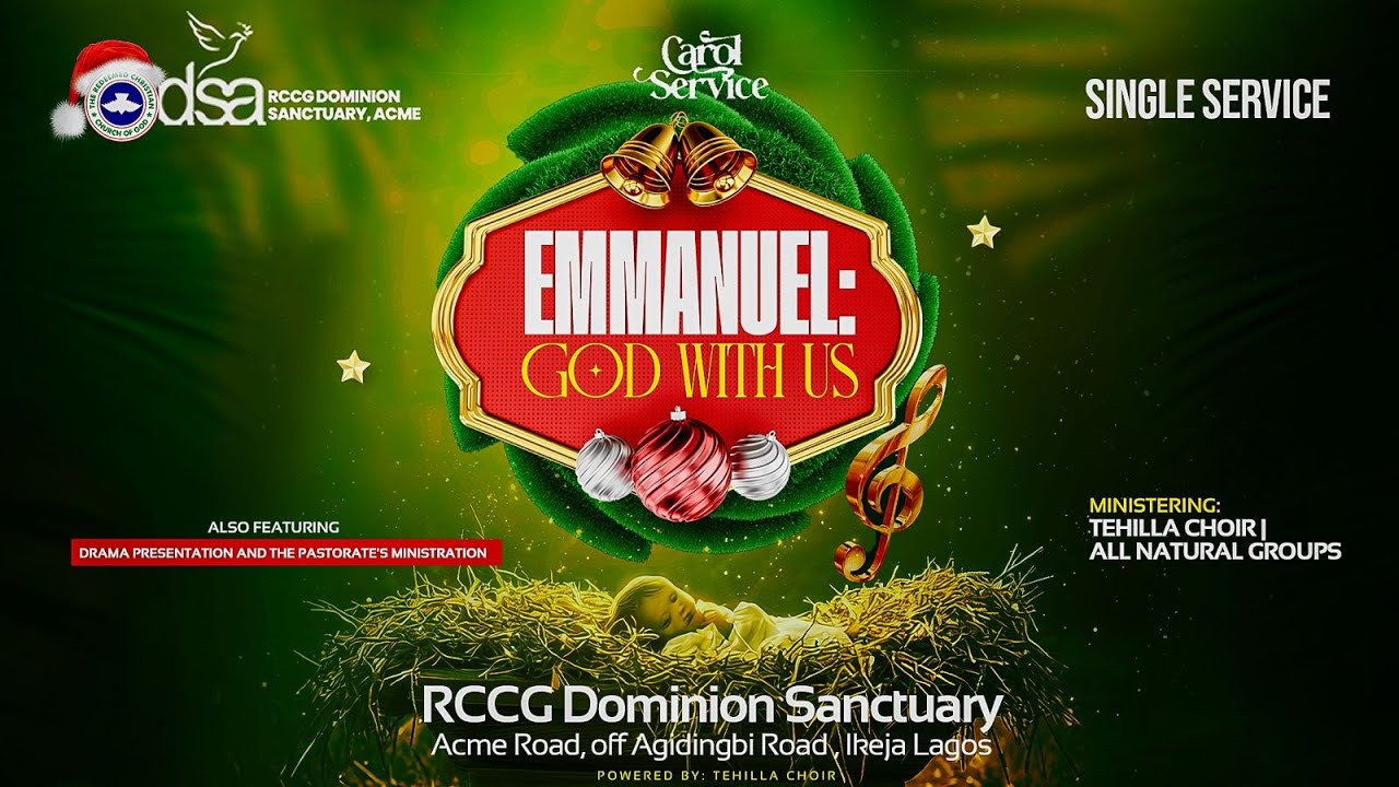 YORUBA CHANT  BY DSA TEHILAH CHOIR AT CAROL SERVICE 2025