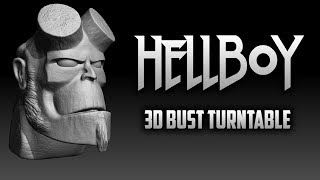 HellBoy 3D Bust Turntable