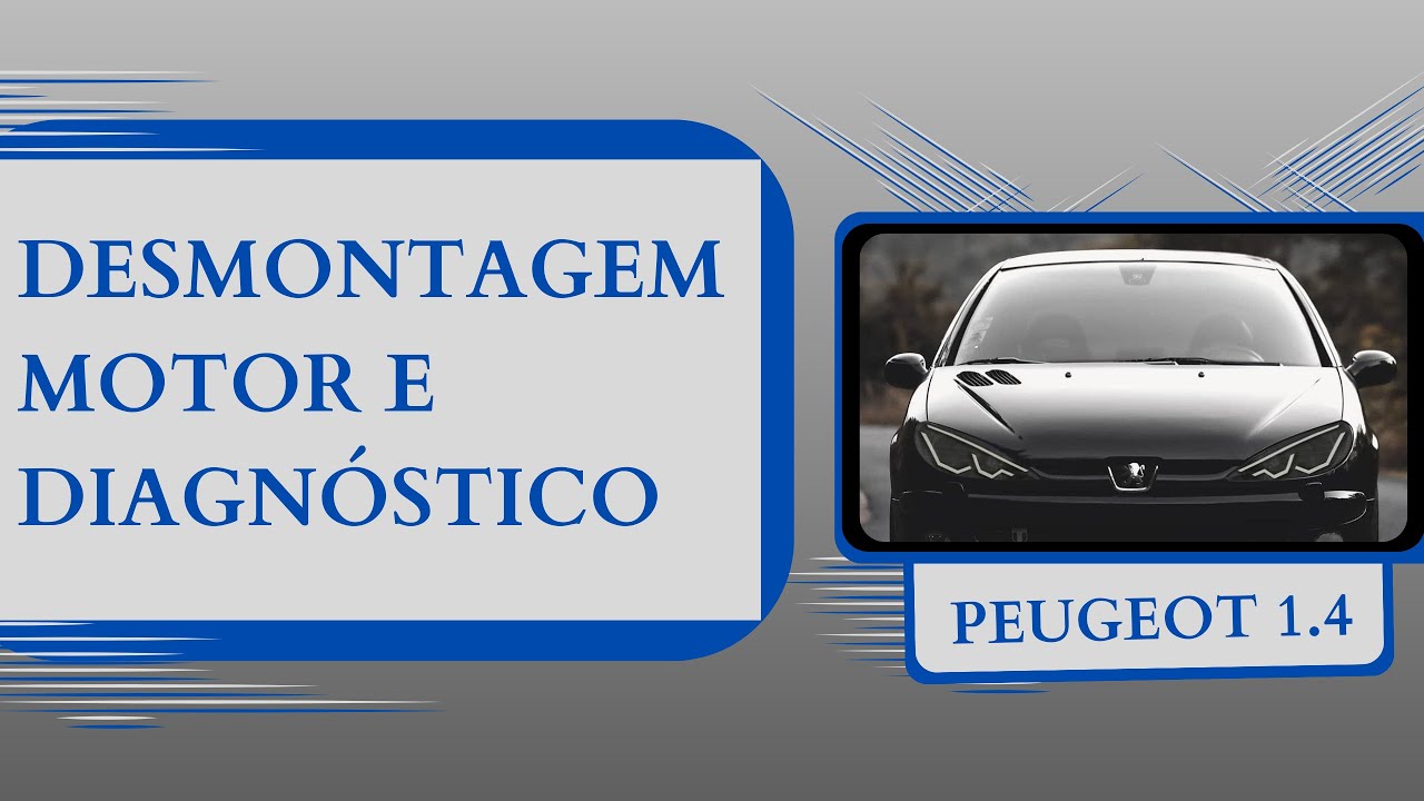 DESMONTAGEM MOTOR PEUGEOT 1.4 COMPLETO !