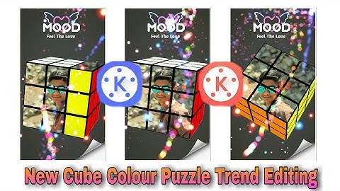 Colour Cube Puzzle Effect Video Editing | KINEMASTER | Marathi Editing | New Trending | New Trend
