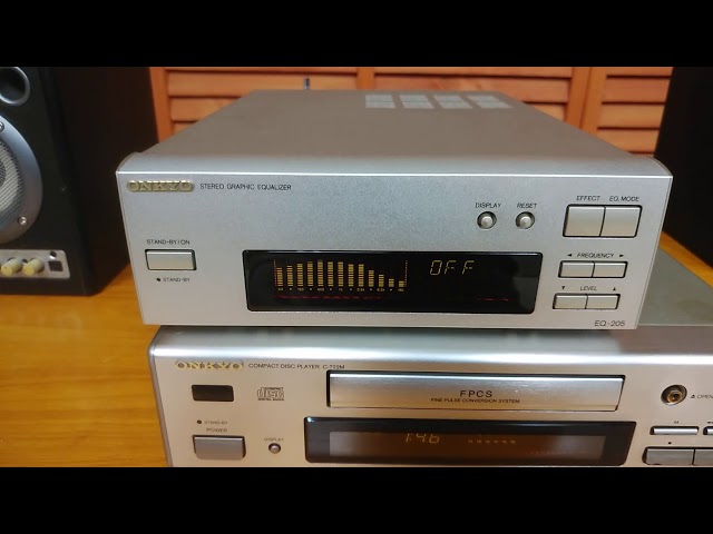 ONKYO グラフィックイコライザー EQ-205 - YouTube