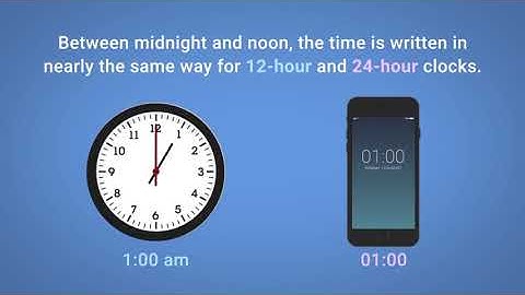 12 vs 24 Hour Clock - Functional Skills
