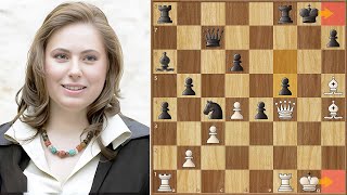 Judit Polgar Doesn't Count Pawns!