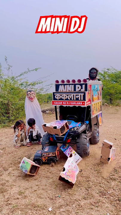 Remote Control Mini DJ Trucks😱!! Accident  Small Dj Pickup !! #dj #djtruck #minidjtruck #djsong