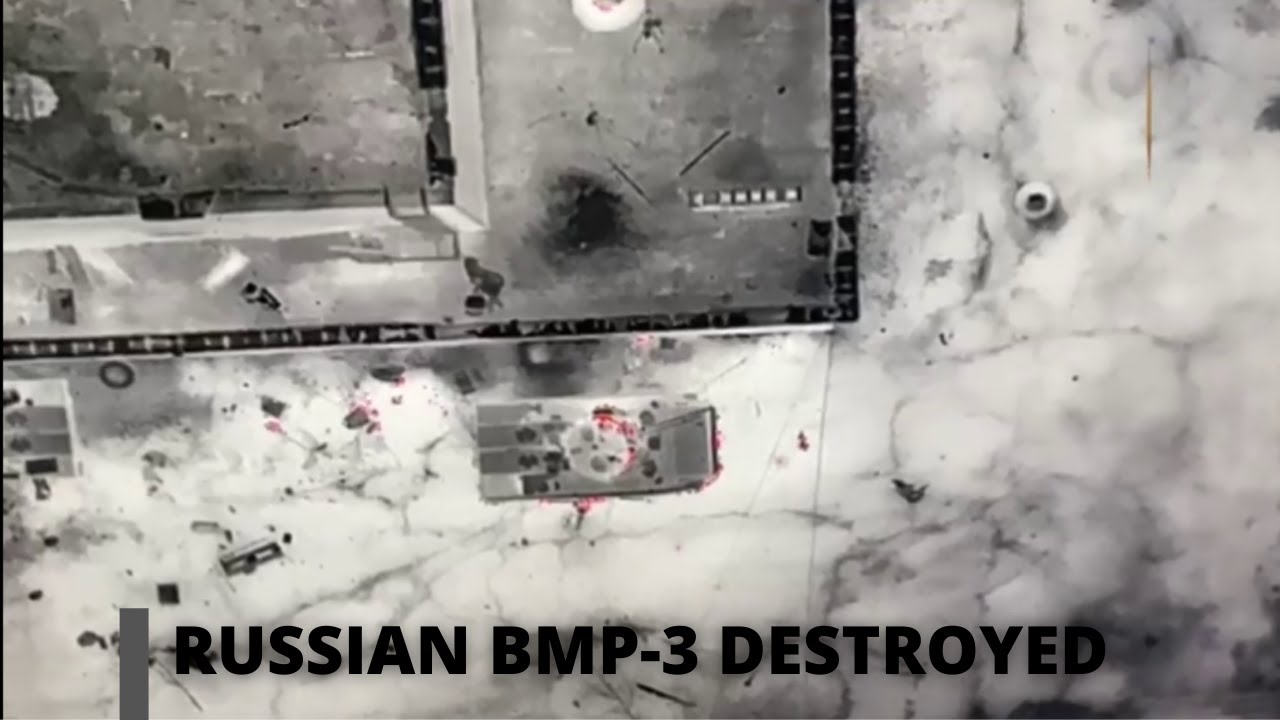 Ukrainian Drone Evaporates Russian BMP-3s | The Enforcer Short Clips