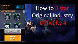 How to 3 star Original Industry Tech challenge difficulty 4 - Marvel Strike Force