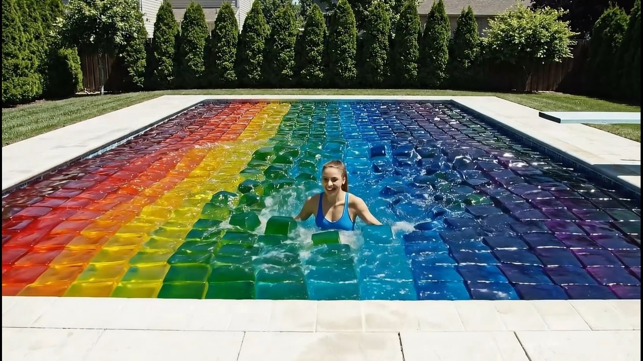 The Most Relaxing AI ASMR Pool | Cozy Water, Soft Ambience & Deep Sleep