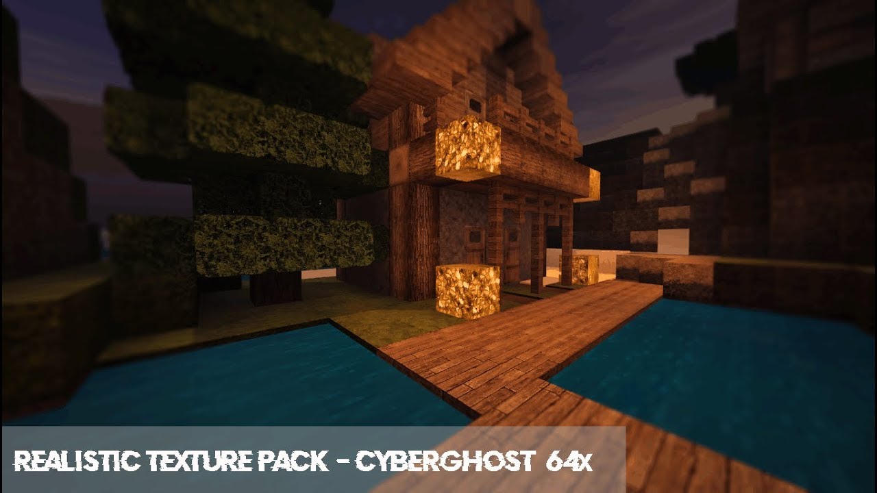REALISTIC TEXTURE PACK 64x64 - MINECRAFT W10 - MCPE - YouTube