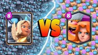 MINI PEKKA + BATTLE HEALER 🆚 LUMBERJACK + VALKYRIE