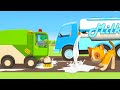 Aventuras de camiones infantiles vehculos de servicio dibujos animados para nios en espaol