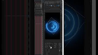 Neon Circular Lines Animation 🔥 Futuristic Glowing Background #shorts