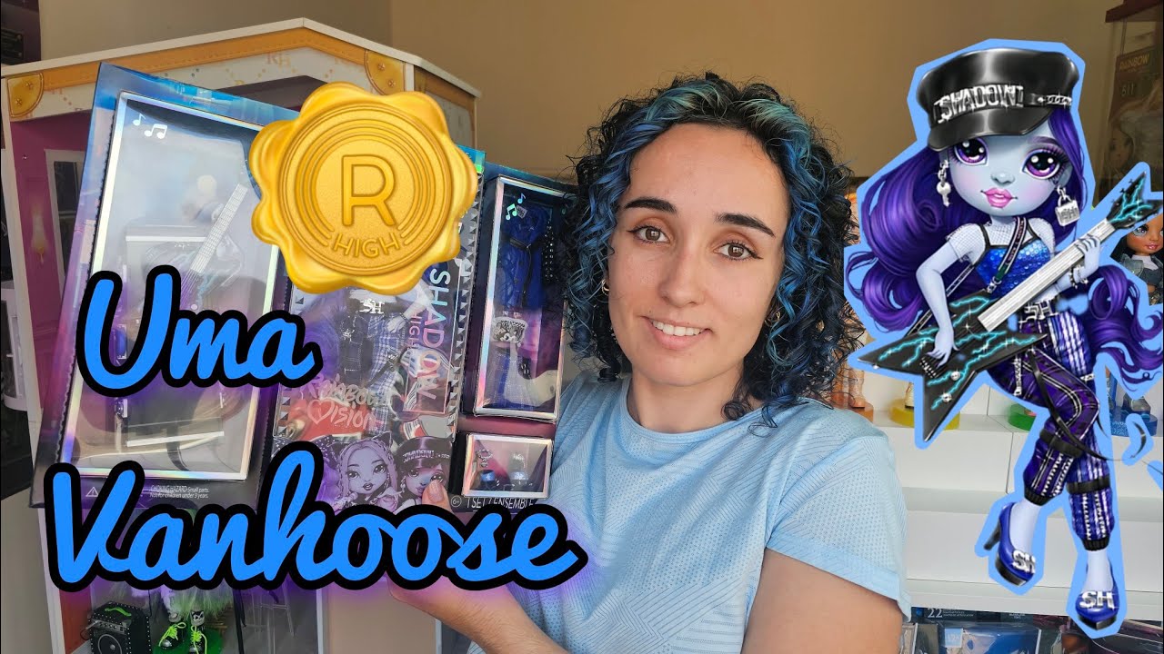 Uma Vanhoose de Neon Shadow 👤🏫 | UNBOXING & REVIEW en español | Rainbow High