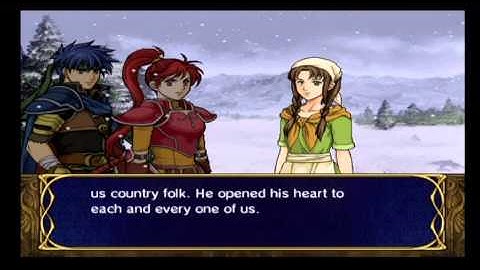 Fire Emblem Path of Radiance - Chapter 21 Jill Base Conversation