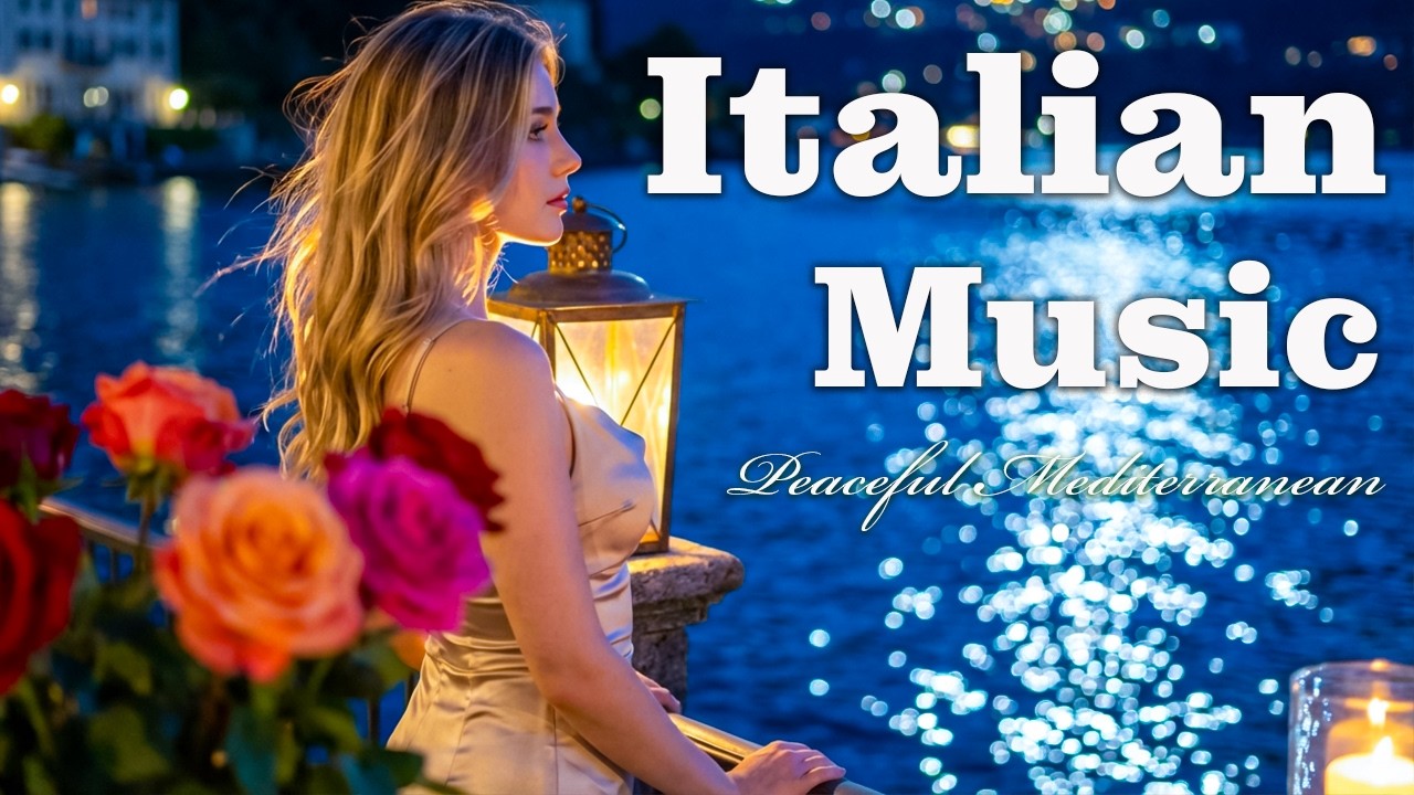 🎶 Italian Vibes & Mediterranean Music 🎶 Amalfi Coast & Lake Como Blue Water Escape | 2+ Hours 4K