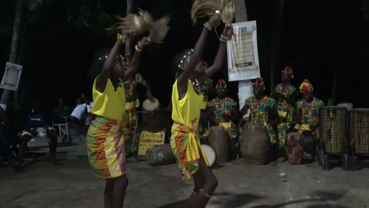 Botweku Cultural Group Pt 2 at One Africa Resort in Elmina - Ghana Dec 2022 Journey of a Lifetime