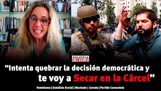 "Te voy a Secar en la Cárcel si Intentas quebrar la decisión Democrática" | Vanessa Kaiser