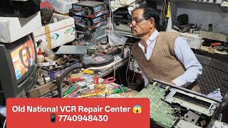 Old National VCR Repair Center 😱 #national #vcr #vhsrecording #vcp #repair #youtube #video #electric