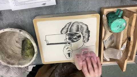 Litho #2: Drawing on the Stone & First Etch