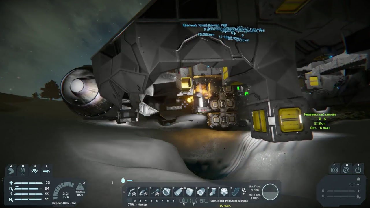 Space Engineers - часть 5 - Крушение (Оффлайн режим) - YouTube