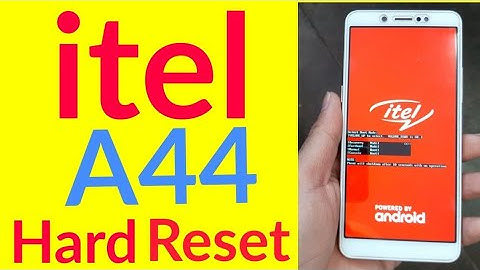 Itel A44 Power: Hard Reset And Forgot Password Recovery, Factory Reset