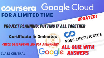 Project Planning: Putting It All Together, (week1-5) All Quiz Answers.#coursera #learning #quiz #mr