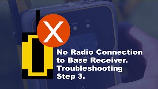 No Radio Connection to Base Receiver. Step 3 - TDL Settings. - Vectors EDU Tutorial screenshot 5