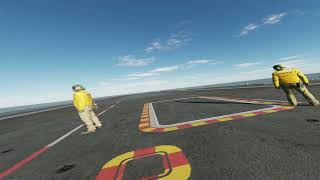WATCHING F18 TAKEOFF ON CARRIER POV