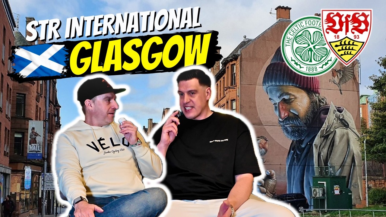 STR International - Celtic Glasgow gegen VfB Stuttgart - Glasgow ist Weiß-Rot!