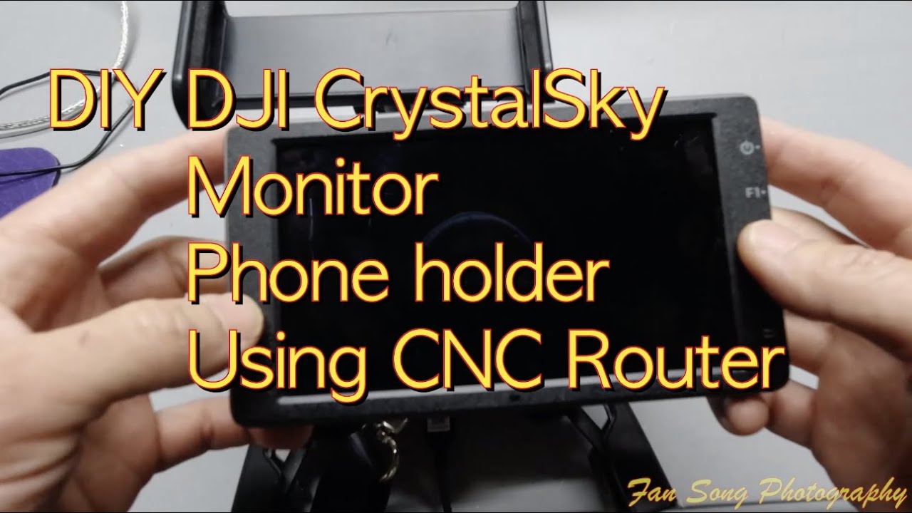 DIY: DJI Crystal Sky Monitor phone holder