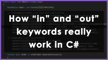 How "out" works in C# and why "in" can make or break your performance