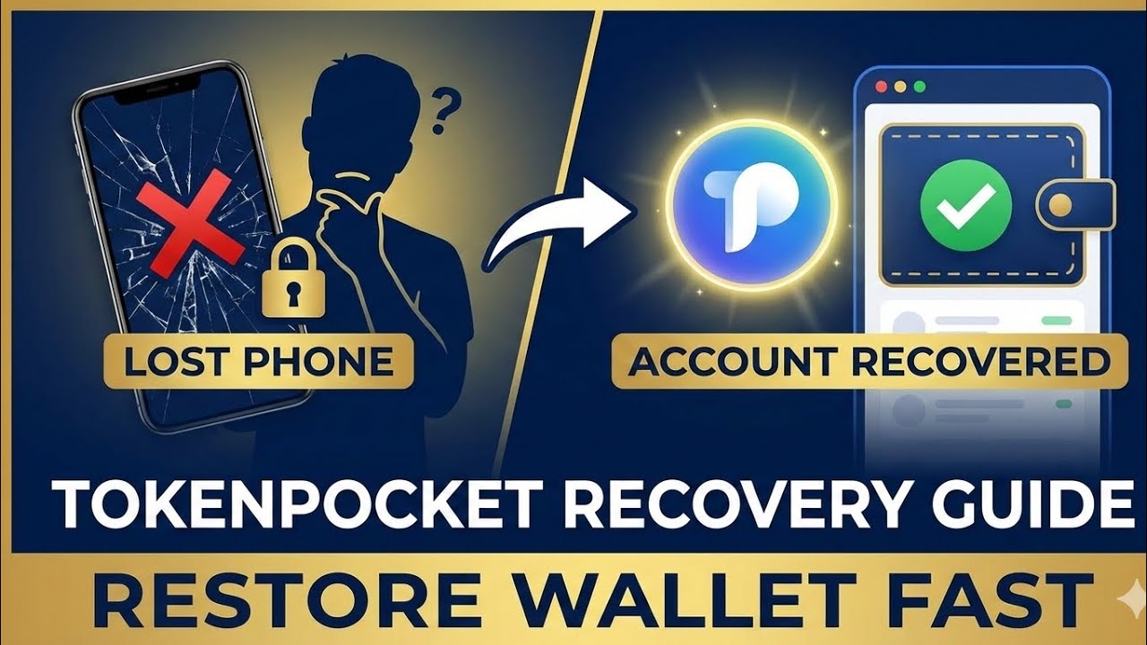 How to recover your token pocket account step by step.  