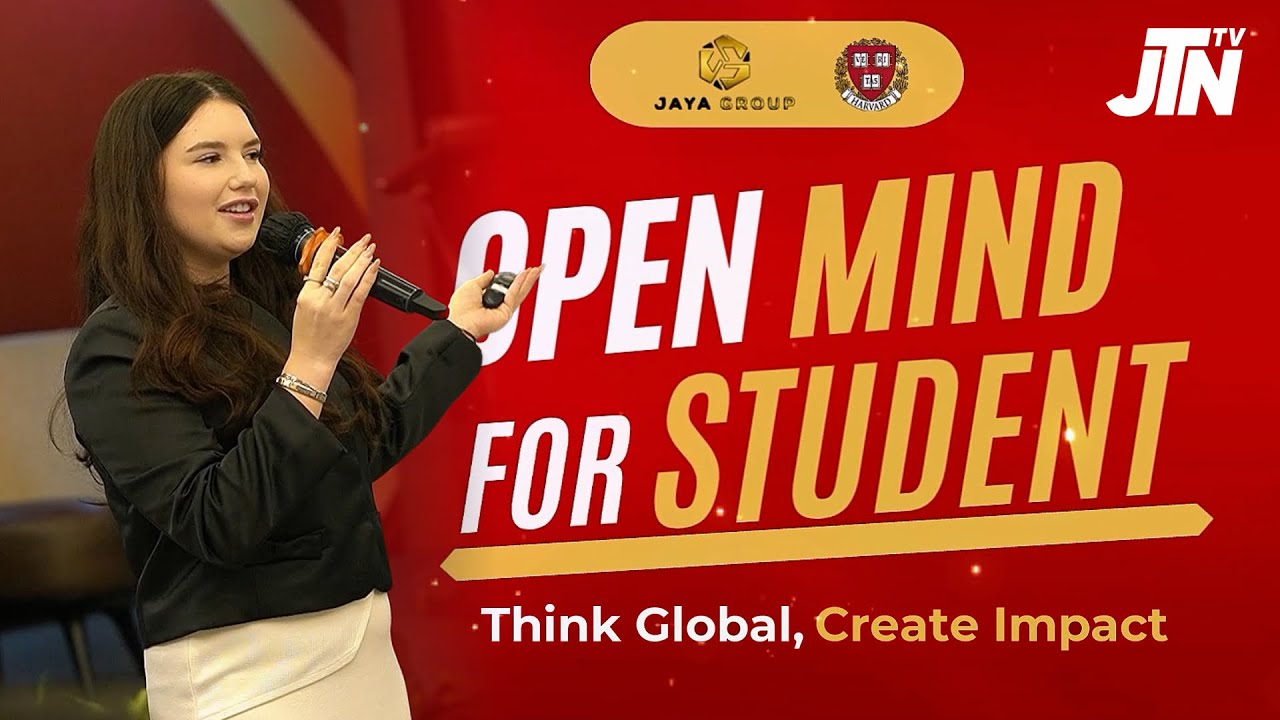 Open Mind for Student Bersama Anna Mikhaylyants, Lulusan Harvard University dan Berikan Beasiswa