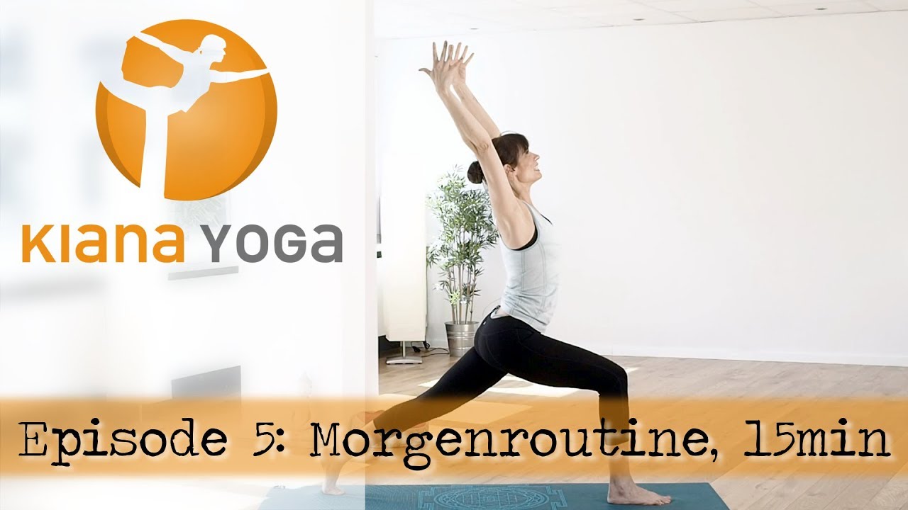 15 min Yoga am Morgen, wach und kraftvoll in den Tag für alle Level