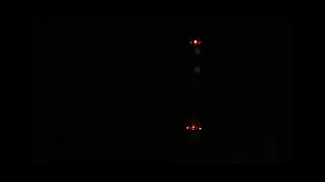 That 4 legged microwave tower in South Bend, with a TWR strobe and 300mm setup on night mode.