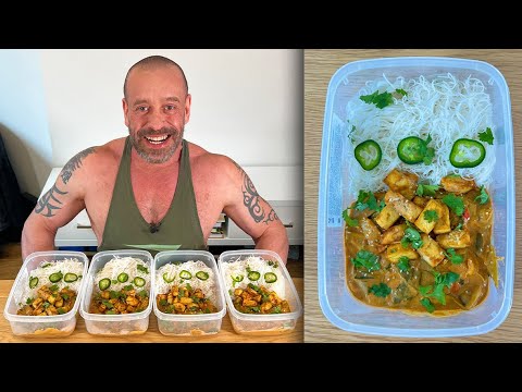 High Protein Vegan Meal Prep | Hoisin Tofu