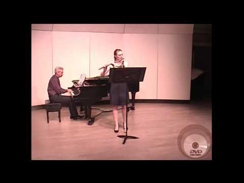 Poulenc Flute Sonata, 1st Movement, Kim Davis flute