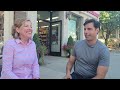 Edward eways and selectwoman lauren rabin conversations on greenwich avenue