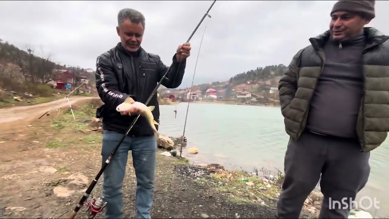 Gölde muhteşem dere balığı avı Mersin