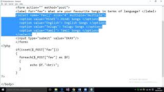 Processing Multiple Values from form
