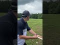 Playing a doubles disc golf tournament at Ol Colony.